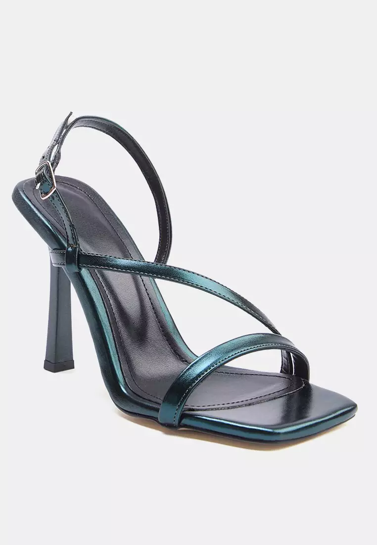 Patent Leather Strappy Heels