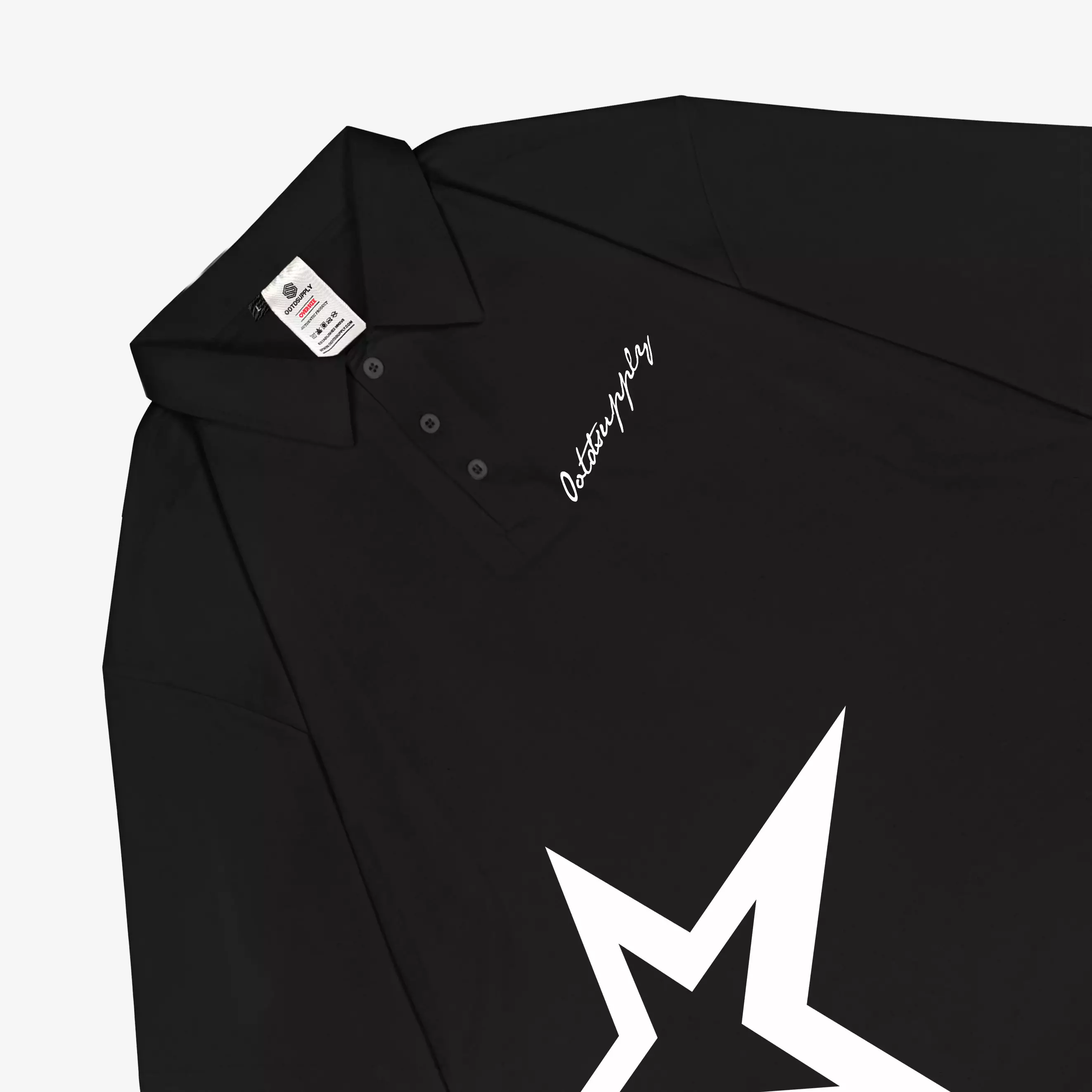 OOTDSUPPLY Oversize Polo Shirt Inspire 3rd Colours l Kaos Polo Pria dan Wanita OVZ-PS009