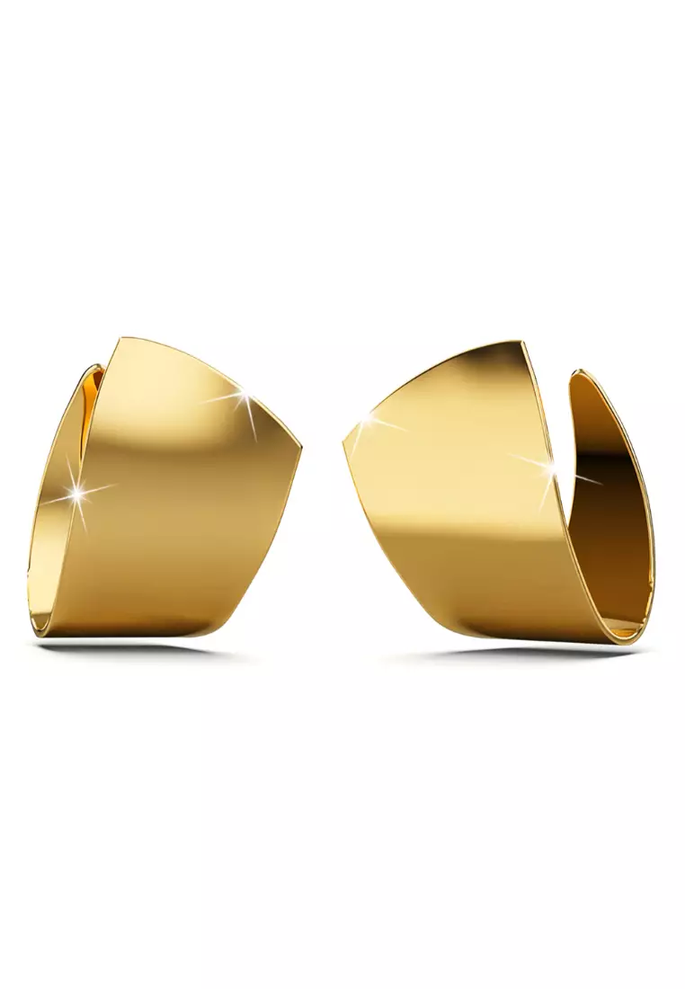 Solid Jagurd Earrings in Gold