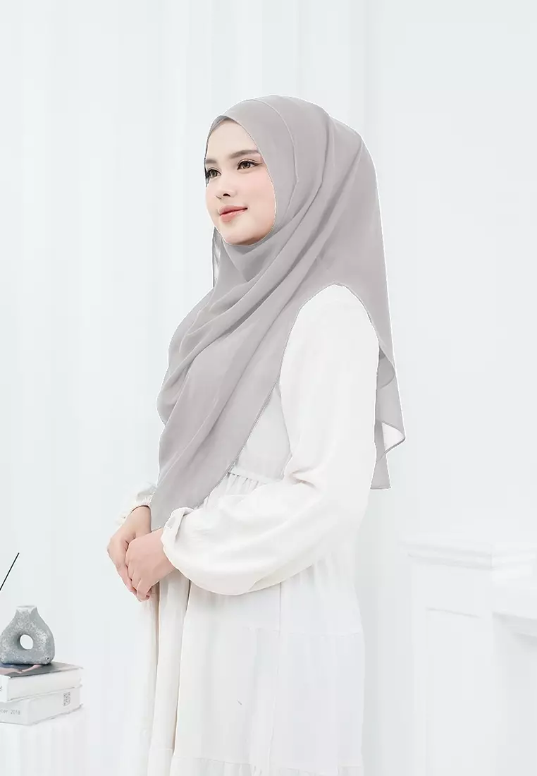 HIJAB INSTAN ZHAZA - GREY