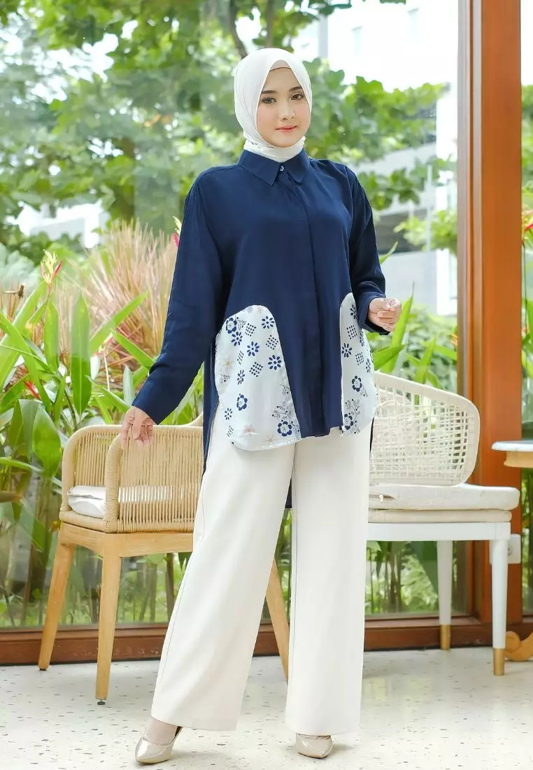 Azania Blouse Navy