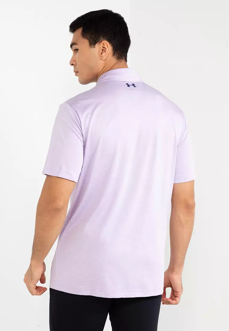 Purple under store armour polo shirt