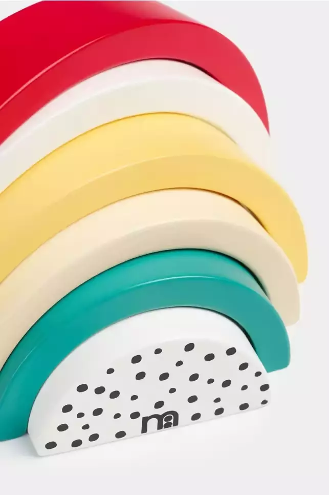 Mothercare Mp Wooden Rainbow Stacker - Mainan Balok Susun Pelangi