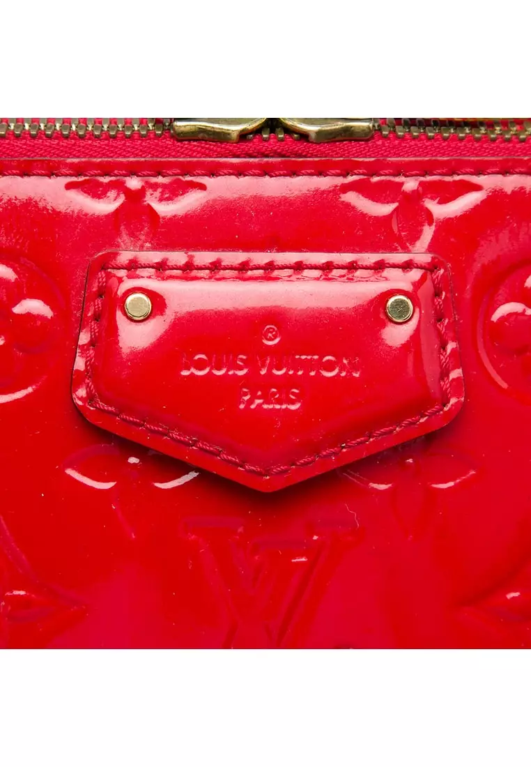 Louis Vuitton Monogram Vernis Montebello MM, Red