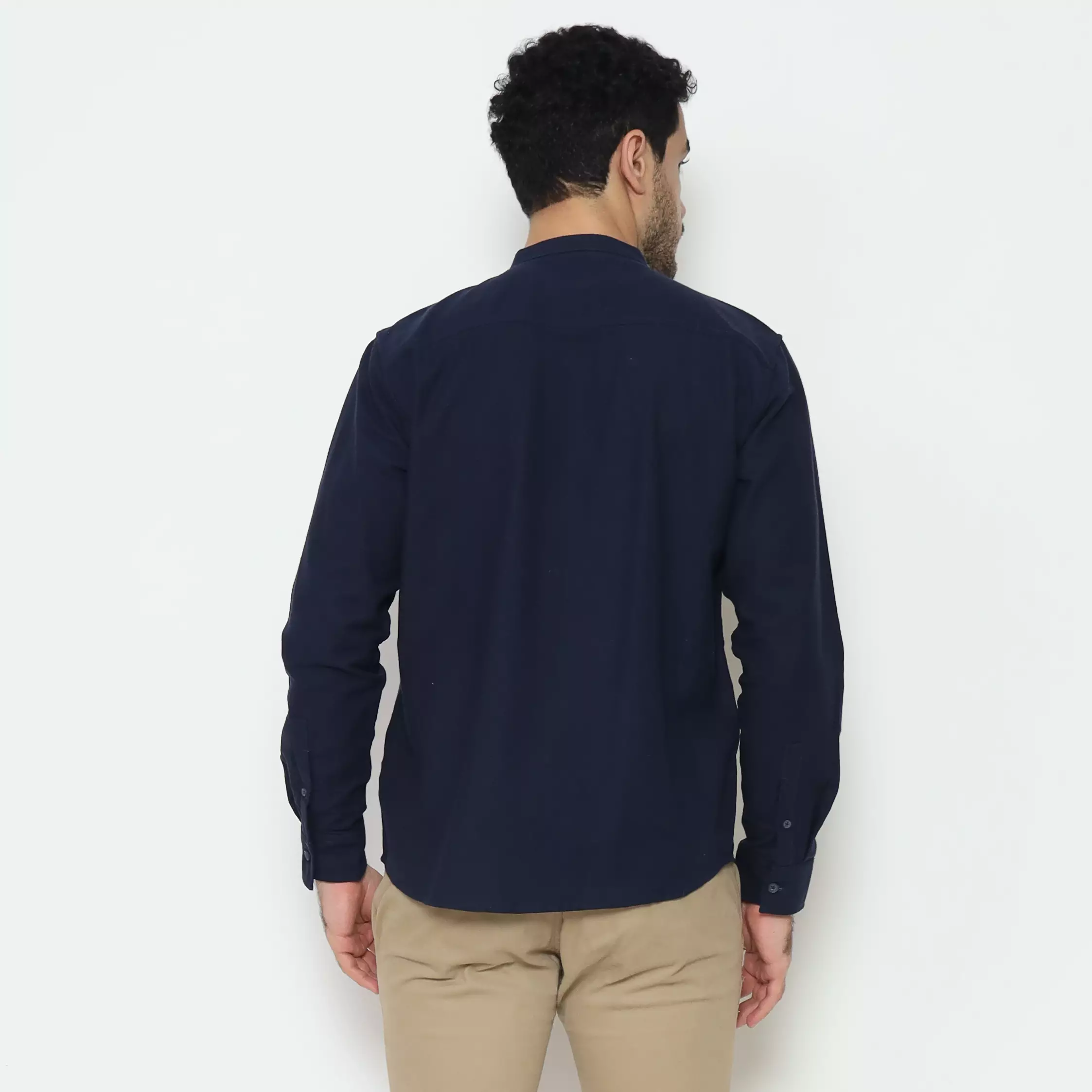 AMK Kemeja Pria  Lengan Panjang SHG Ringga L/S Navy