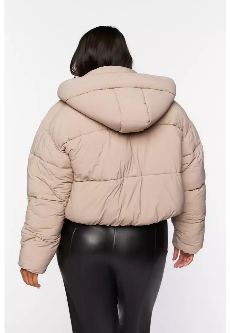 Cropped puffer jacket forever 21 discount