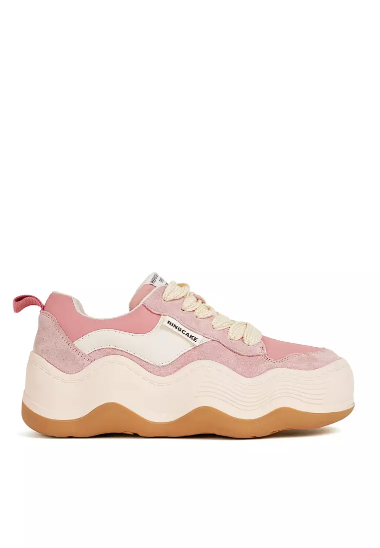 Discount on Twenty Eight Shoes  shoes - SKU: VANSA Paneled Colorblock Platform Sneakers  VPW-T668802