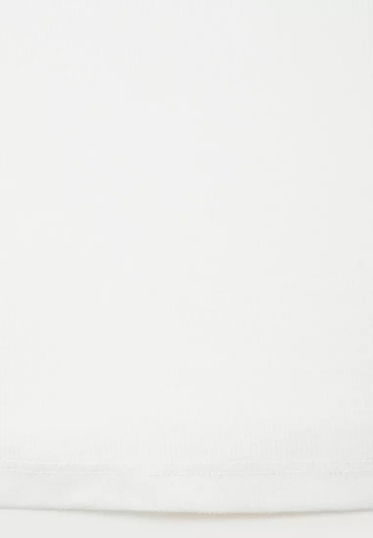 Ribbed Cotton-Blend Top