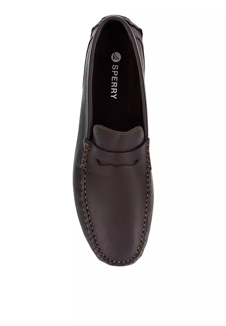 Men's Davenport Penny Loafers Dark Brown