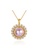 SUNRAIS gold Premium colored stone gold simple design necklace 688B5AC734D425GS_1