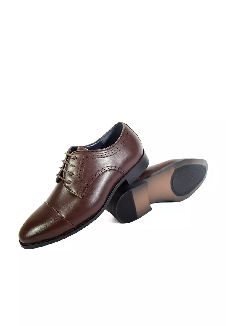 Men's Formal Elite Shoes MX 24514 Mahogany C53