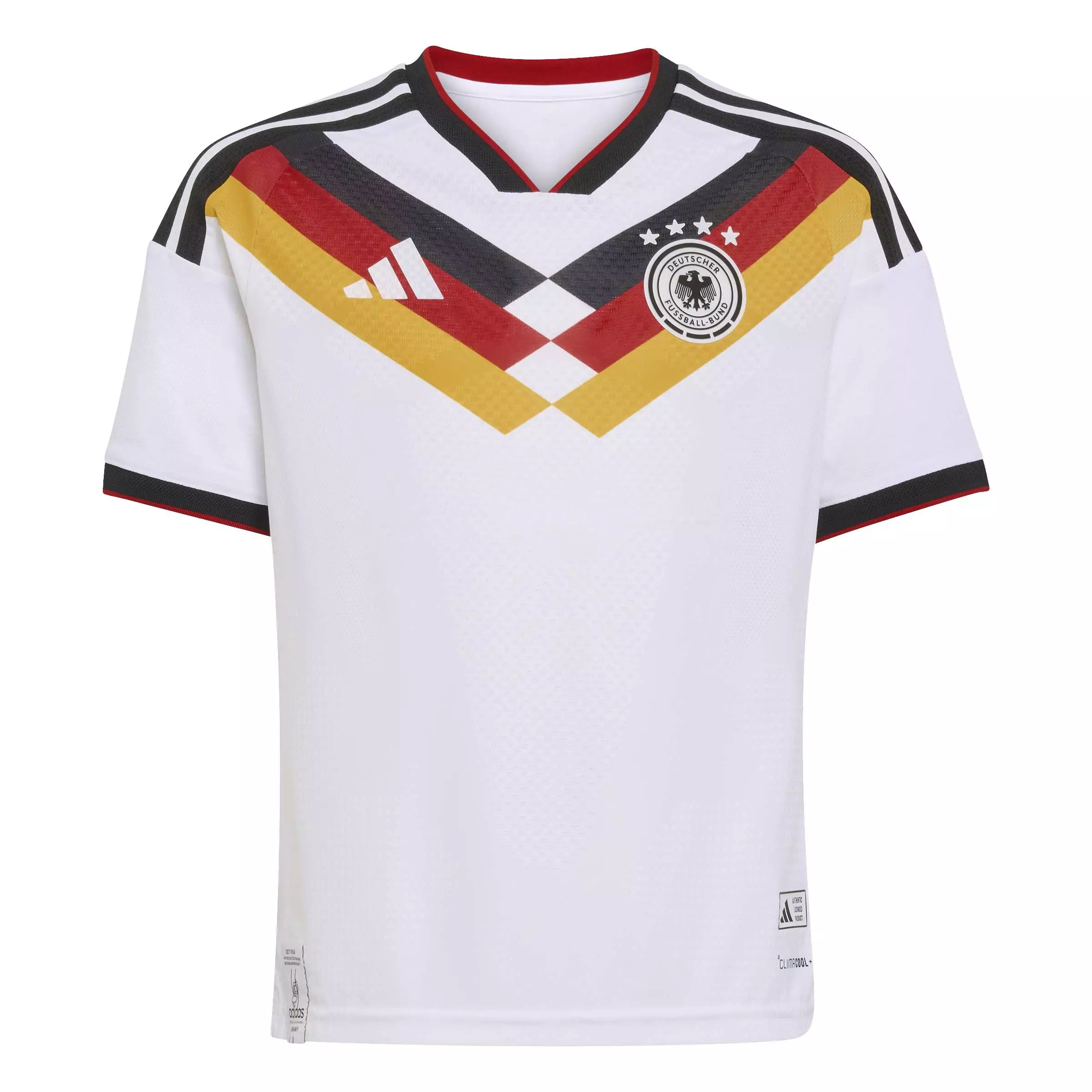 ADIDAS Germany DFB 26 Home Kids Jersey JZ4560 - Jersey Anak (Putih)