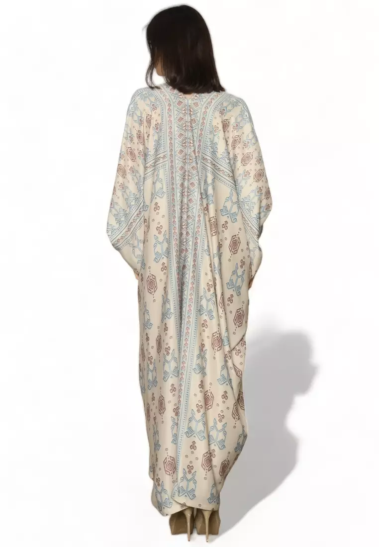 Kanzi Exclusive Long Sleeve Songket Kaftan