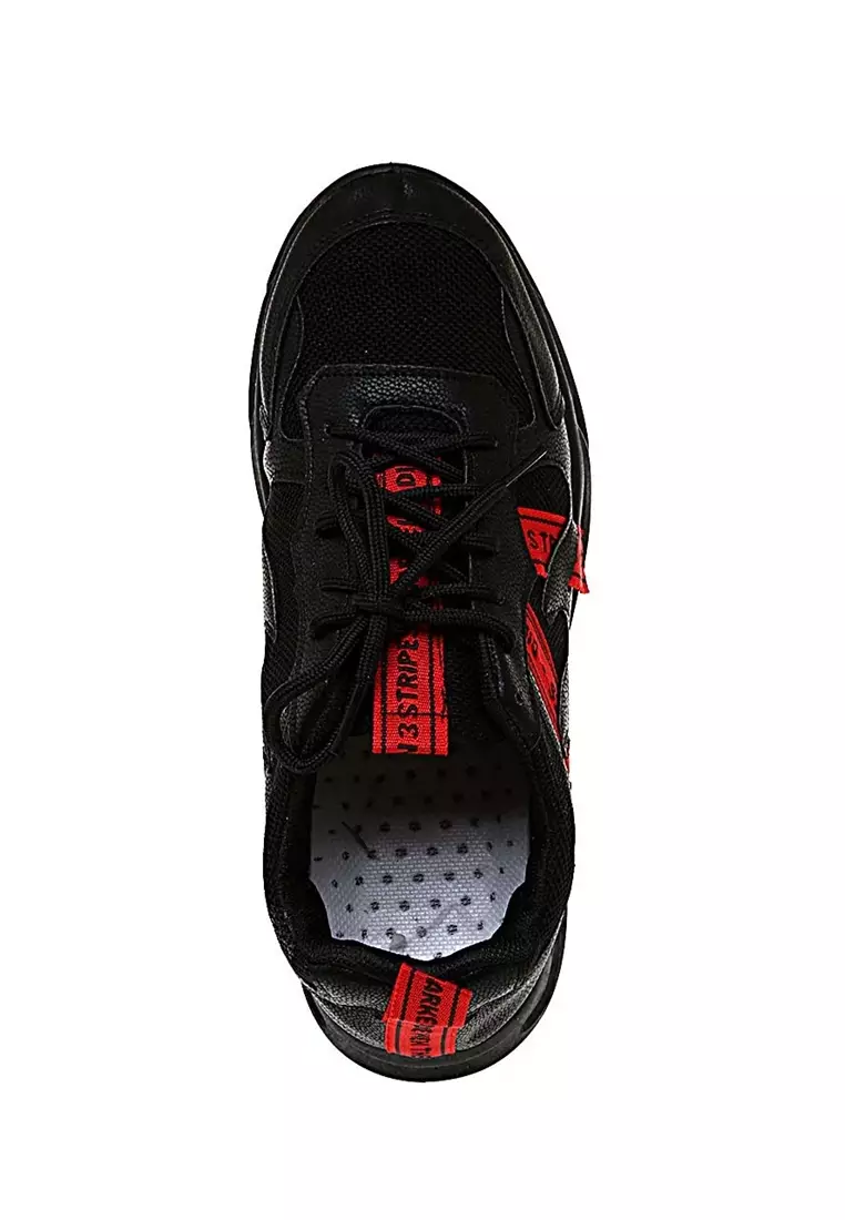 Chayton Sneakers Casual Sepatu Olahraga Kasual Pria Material Flyknit Mesh ORIGINAL - Black