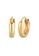 Elli Jewelry gold Earrings Creoles Basic Classic Elegant 585 Yellow Gold 69BCDAC7616390GS_2