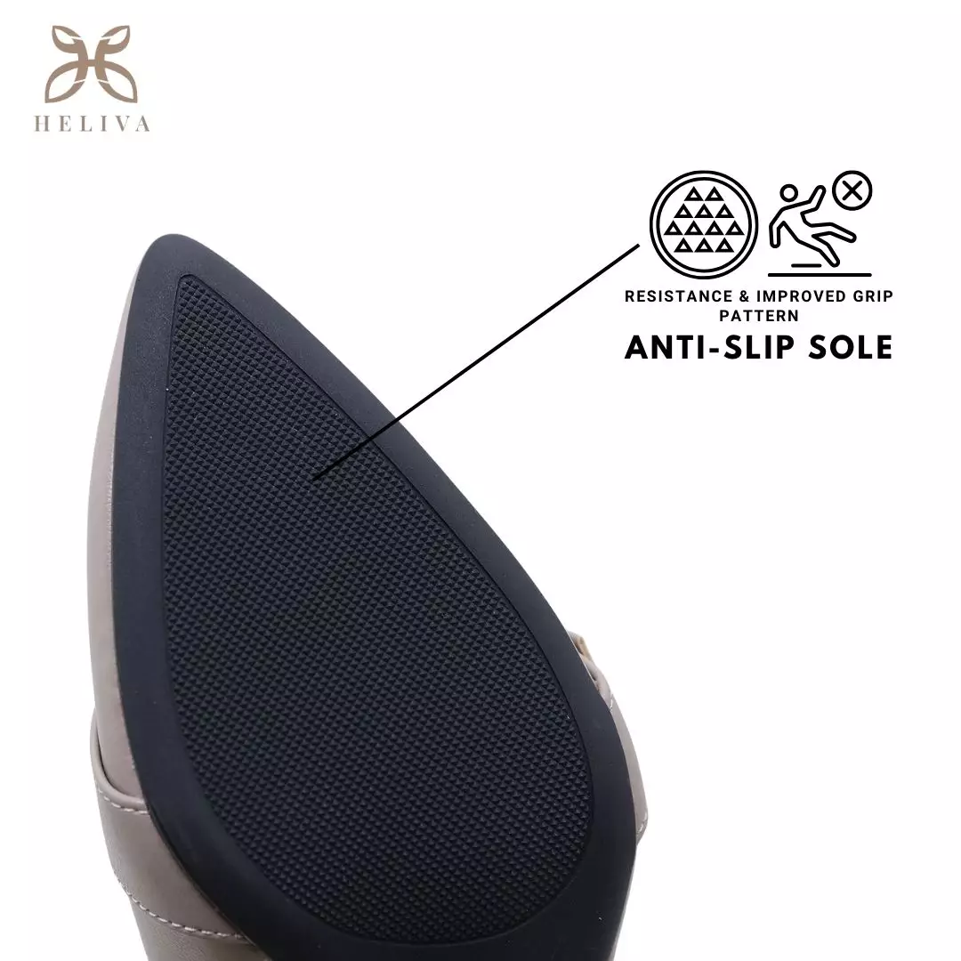 Heliva Maya Mid Heels Office Lady Pointed Shoes