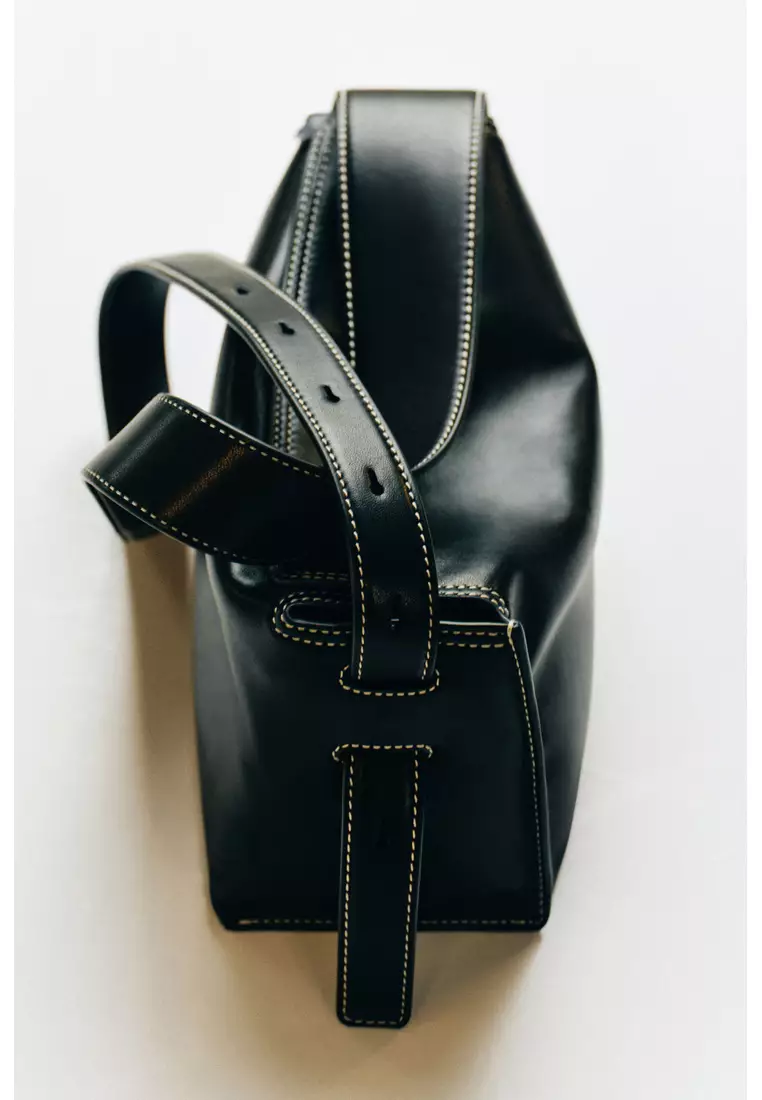 PLINTH CROSSBODY BAG - LEATHER