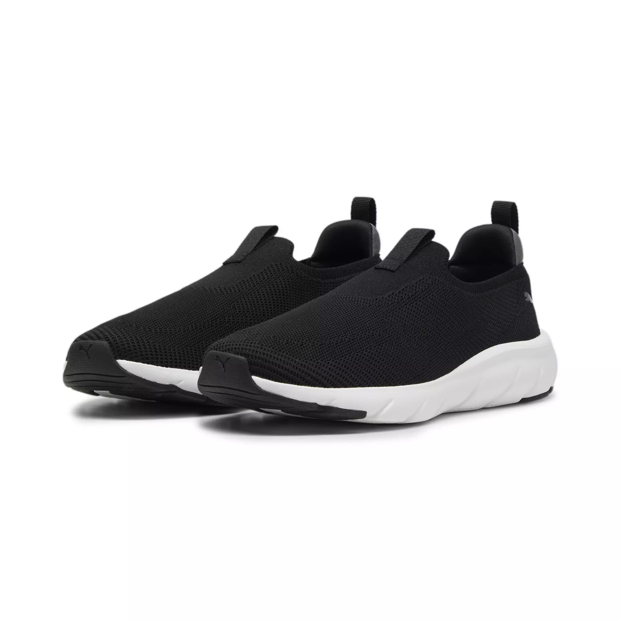 PUMA SOFTRIDE Flex Knit Slip-On Running Shoes