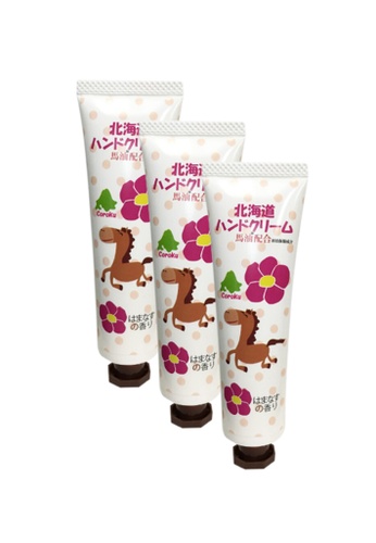 Nepia Hokkaido Horse Oil Hand Cream - Rugosa Rose – 3 Tubs 38A45ES8F8CB01GS_1