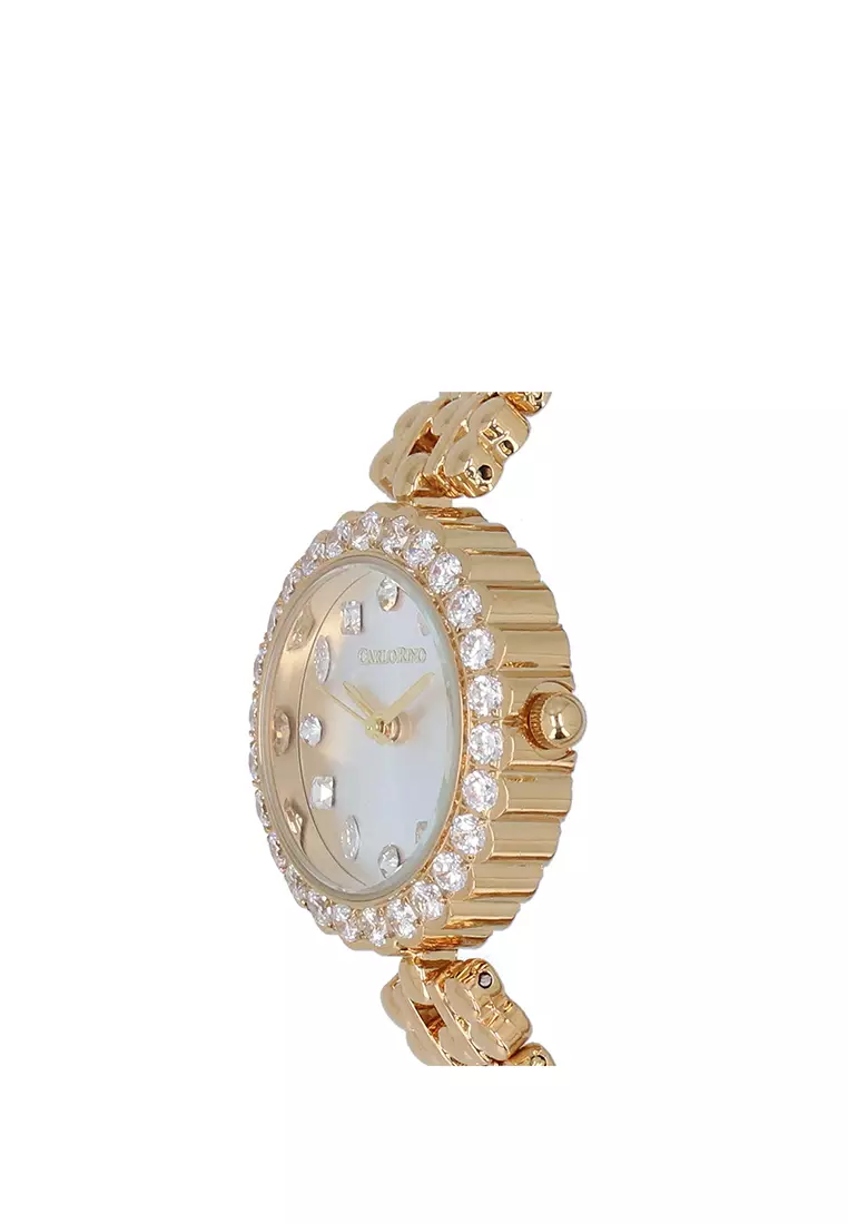 Buy Carlo Rino Gold Elara Luxe Timepiece 2026 Online | ZALORA Philippines