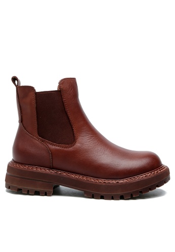 Twenty Eight Shoes brown Vintage Cow Leather Chelsea Boots QB168-9 81947SH9373BCDGS_1