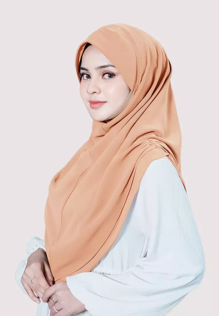 HIJAB INSTAN IRISH - DUSTY ORANGE