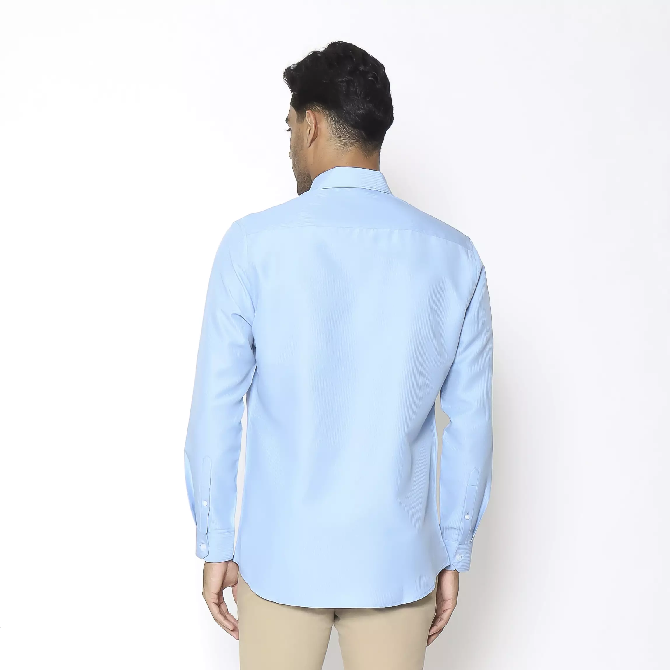 Maginot Kemeja Formal Light Blue-LS Lengan Panjang
