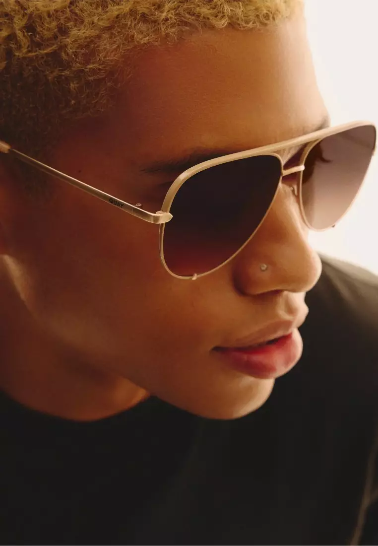 High Key Extra Large Sunglasses - Chamomile/Dark Fawn