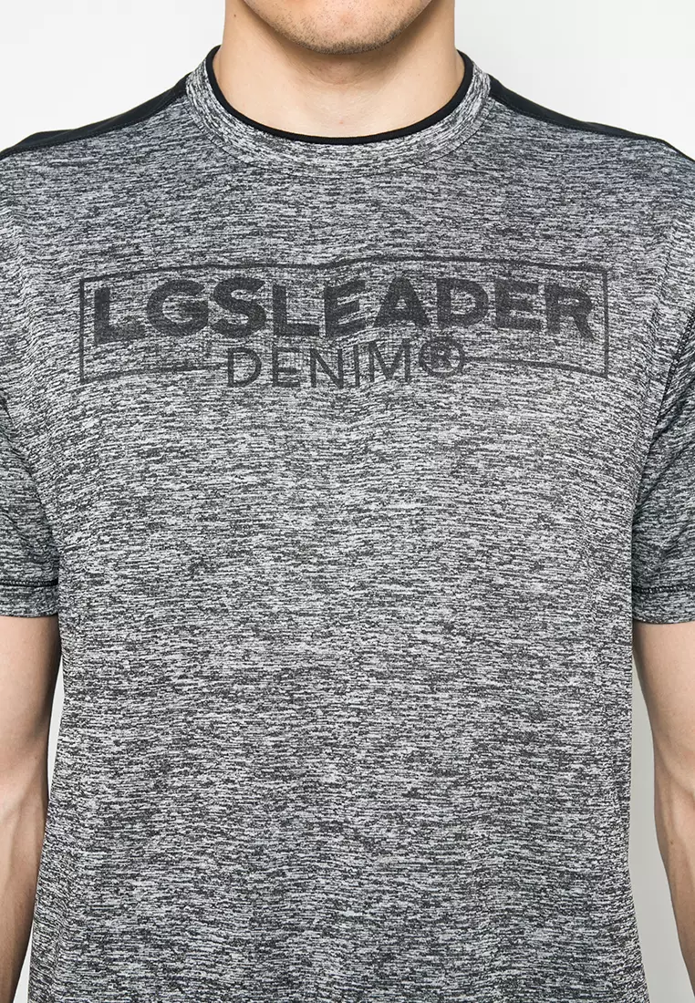 LGS - Kaos Pria Lengan Pendek - Tshirt Men - Katun Premium - Warna Abu - JTS.322.M2521F.01.C