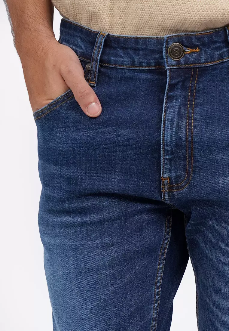 Slim Tapered Denim Pants