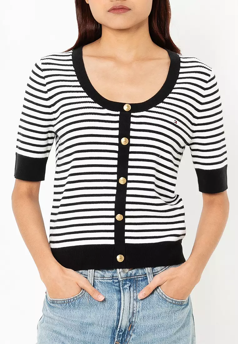 Short Sleeve Tommy Hilfiger Womens Cardigan Sweaters Buy Tommy