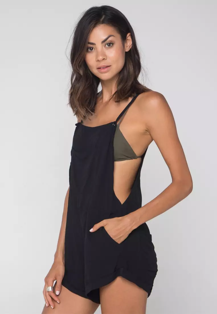 BABYLON PLAYSUIT BLACK