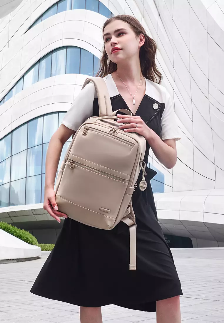 Travel Work School Bag With Laptop Compartment Large Capacity Nylon Backpack For Women