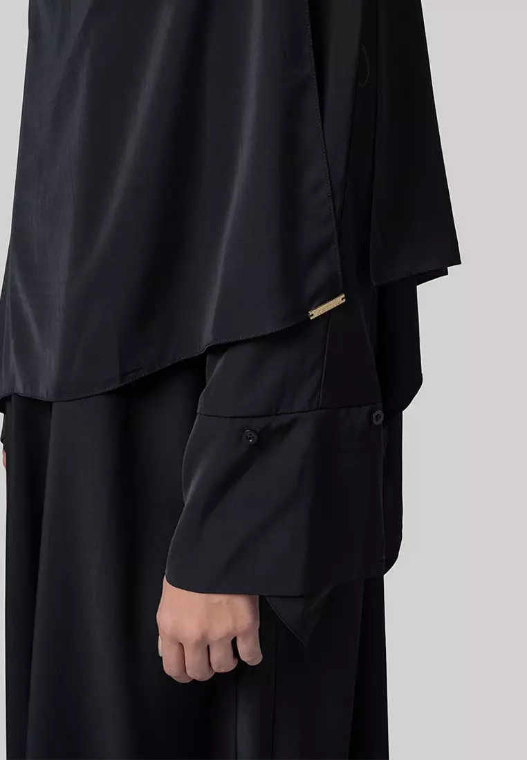 Kami Amara Instant Khimar Black