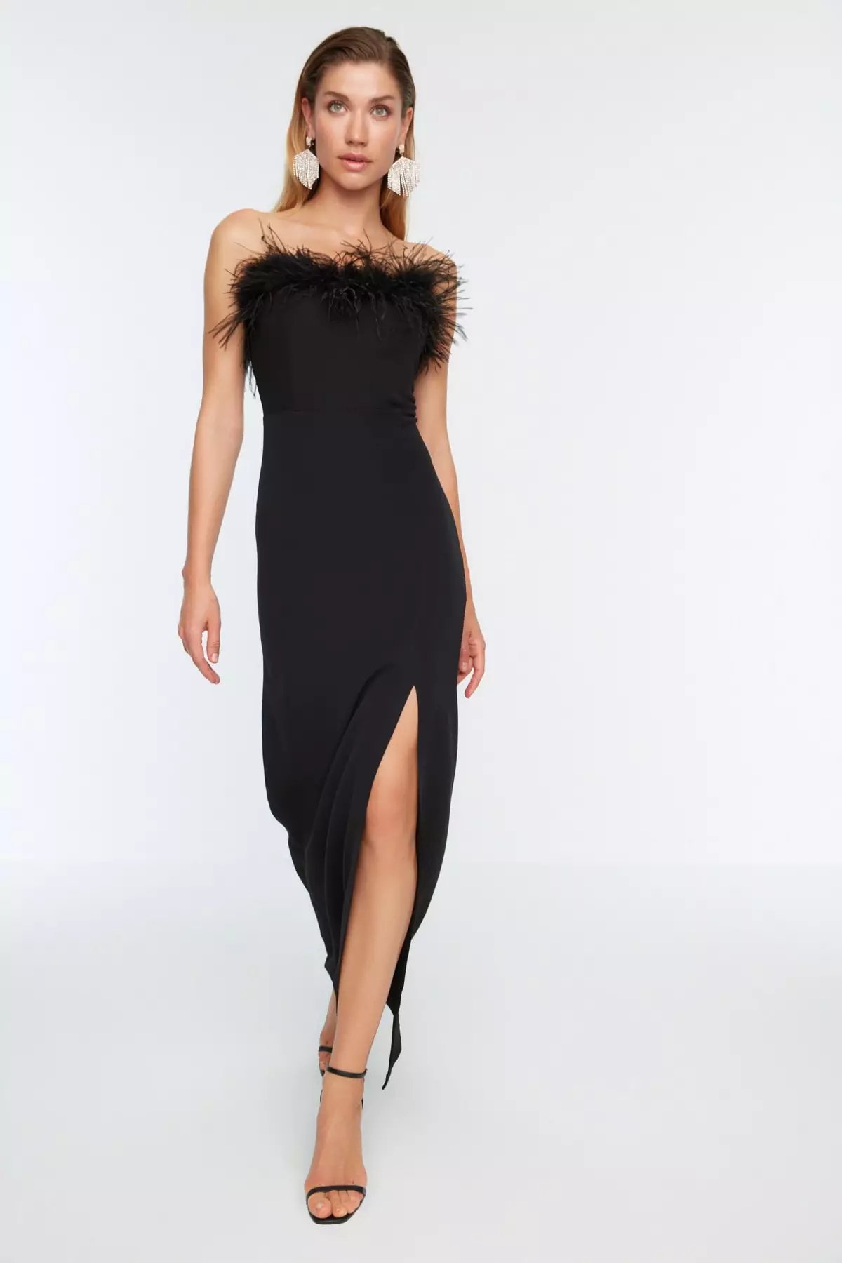 Otrish Detailed Evening Dress