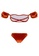 PINK N' PROPER orange Opulence Nebula Off Shoulder Velvet Bikini Set 9EC5DUS7FD43EDGS_6