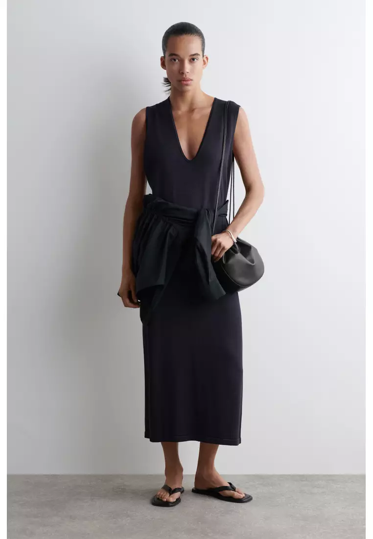 GATHERED POUCH BAG - LEATHER