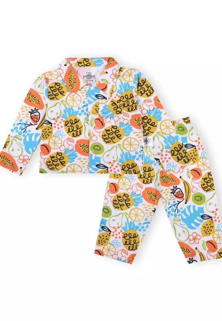 Kids Pajama Set Combo of 2 - Pajama Party & Sweet Tropical