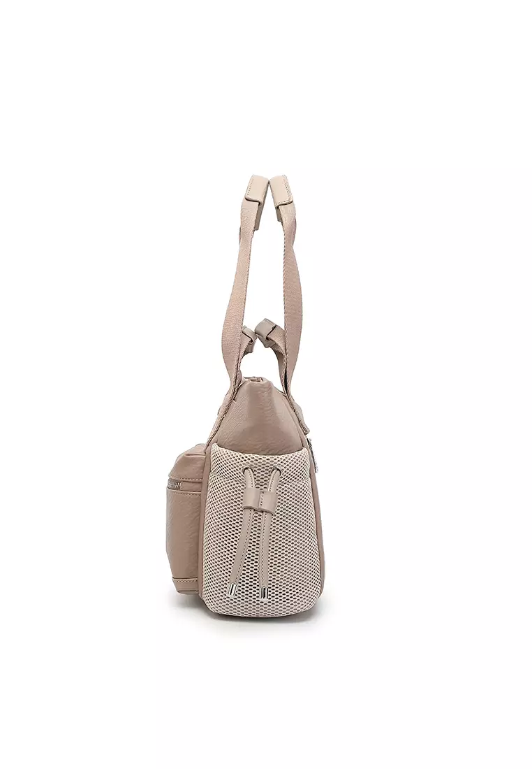 Women's Top Handle Bag / Sling Bag / Crossbody Bag (Tas Selempang / Tas Tangan) - Cokelat