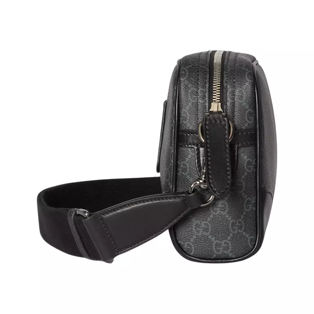 GG Emblem Small Crossbody Bag Black