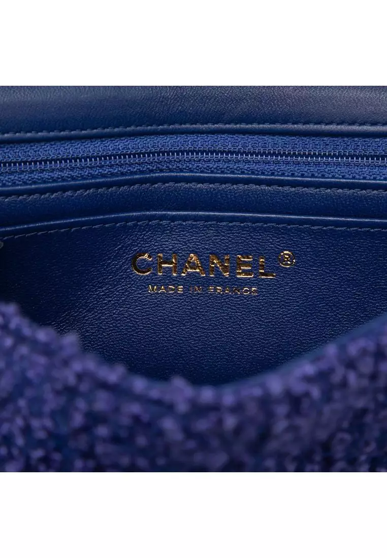 Pre-Loved Chanel Mini Rectangular Classic Tweed Single Flap