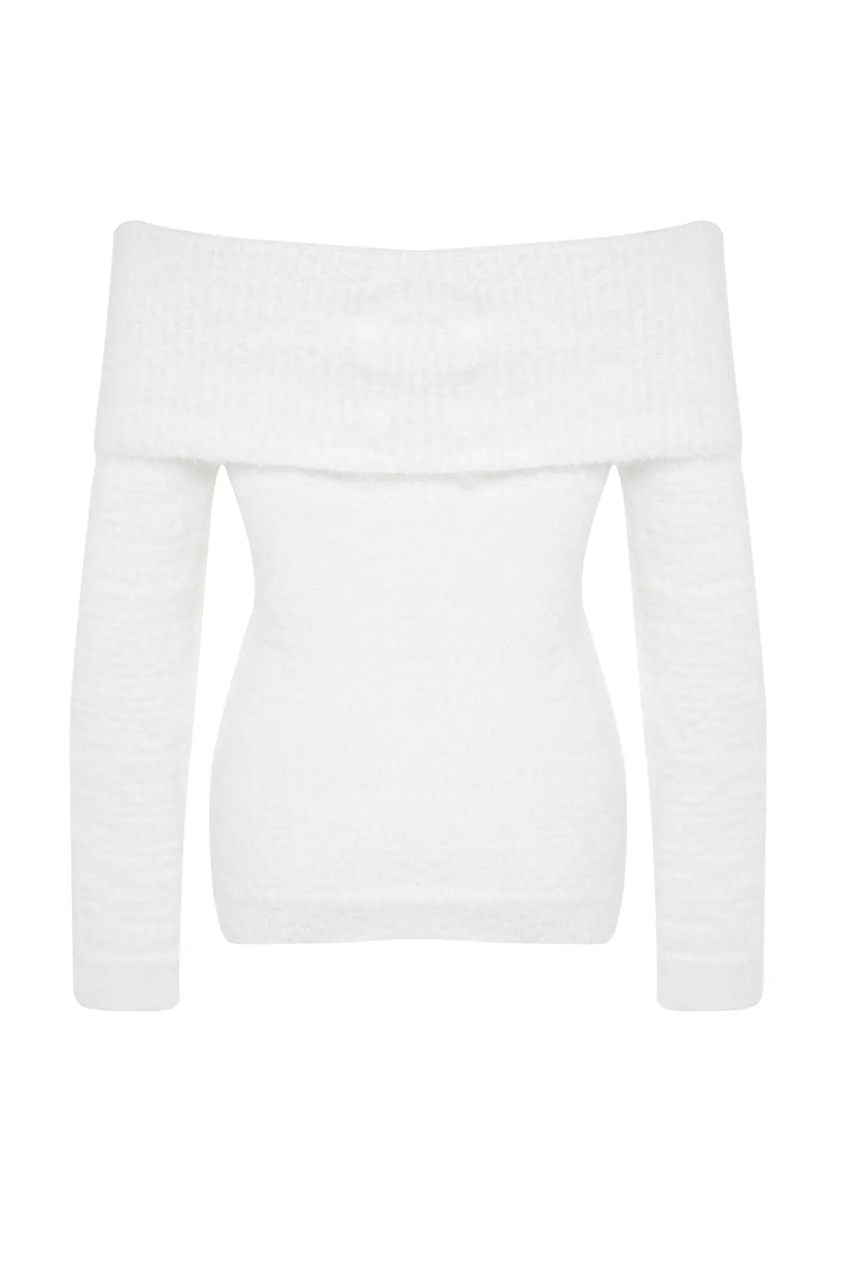 Off Shoulder Knit Sweater