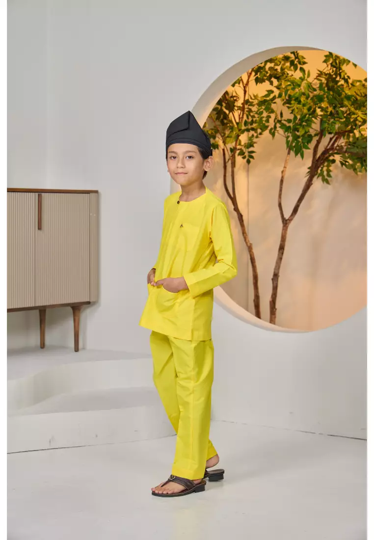 Baju Melayu Moden Teluk Belanga For Kids