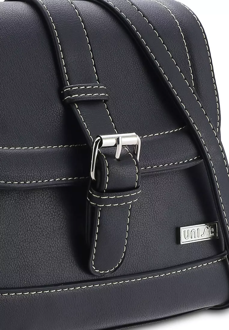 Faux Leather Sling Bag