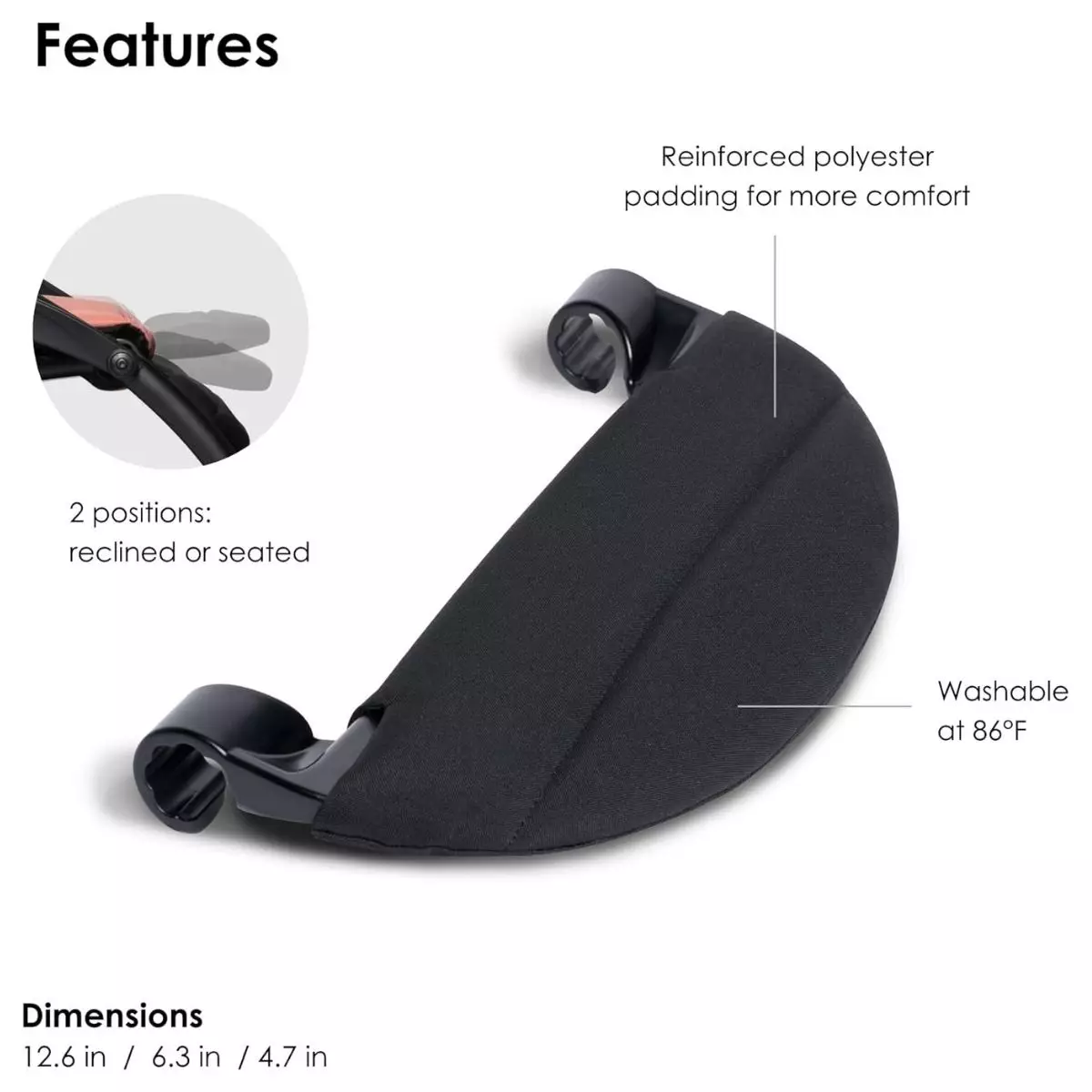 Stokke YOYO³ Stroller Leg Rest - Sandaran Kaki Kereta Dorong