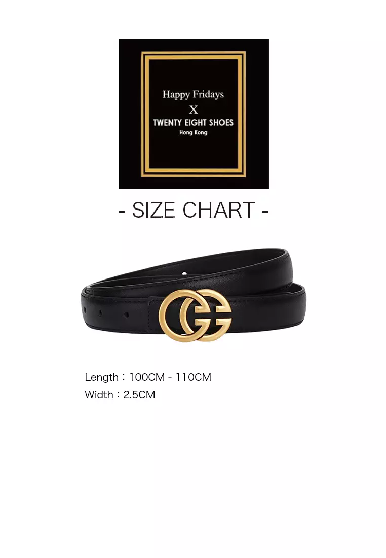 G Letter Buckle Leather Belt SR-xinG