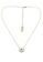 Marc Jacobs white The Medallion Pendant Necklace (nt) 0012CAC7F1B446GS_2