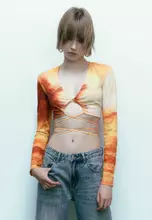 orange print