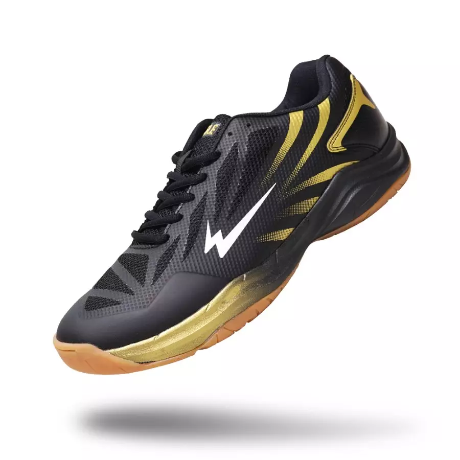 SEPATU BADMINTON EAGLE CLYDE BADMINTON SHOES - HITAM EMAS