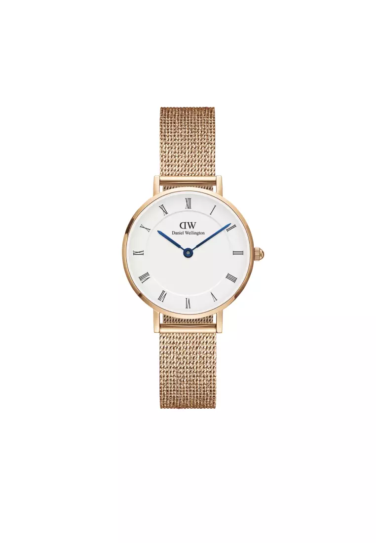 Buy Daniel Wellington Petite Roman numerals 28mm Melrose Rose Gold